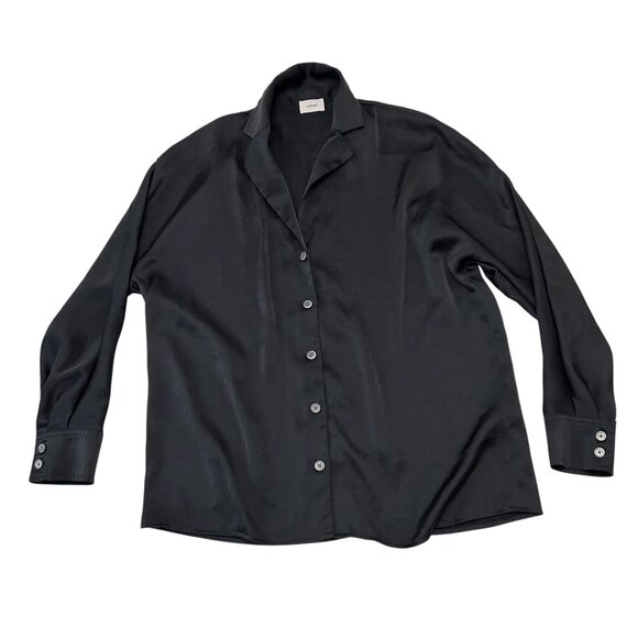 ARITZIA Wilfred Satin button up shirt top XS - Picture 11 of 11